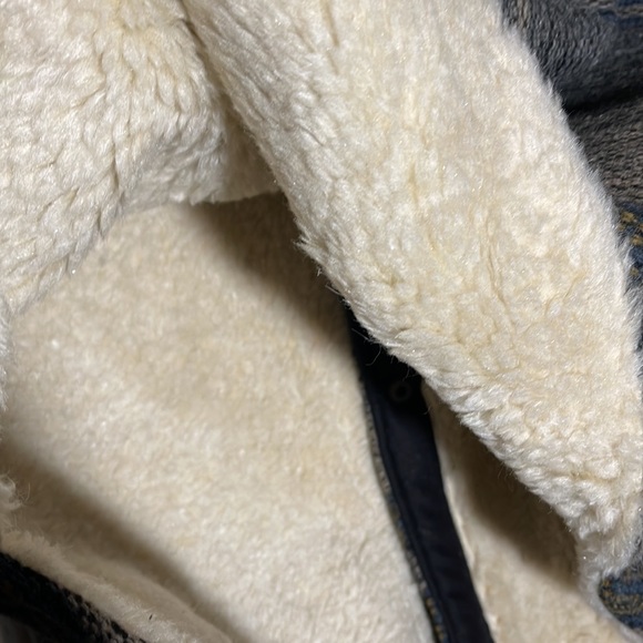 Exclusive Paragraff clothing Co wool blend Sherpa lined Size Large long vest - Picture 10 of 12